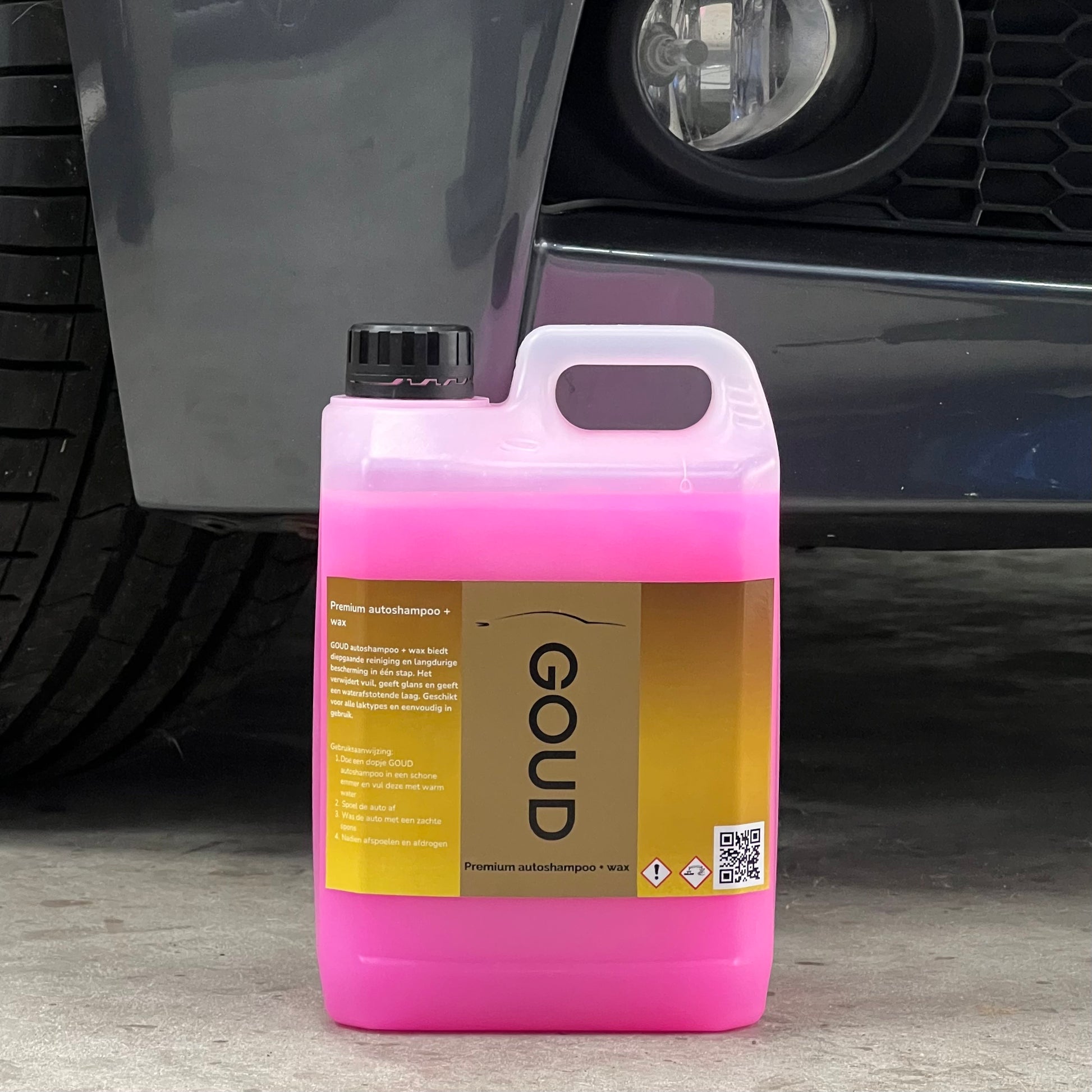 Premium Autoshampoo + wax 2,5L - GOUD autoreiniging